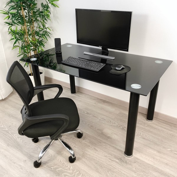 Pack de Mesa comedor + 6 Sillas Tapizadas en Polipiel| Salón