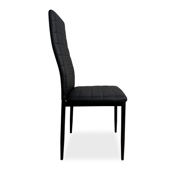 Pack de Mesa comedor + 6 Sillas Tapizadas en Polipiel| Salón