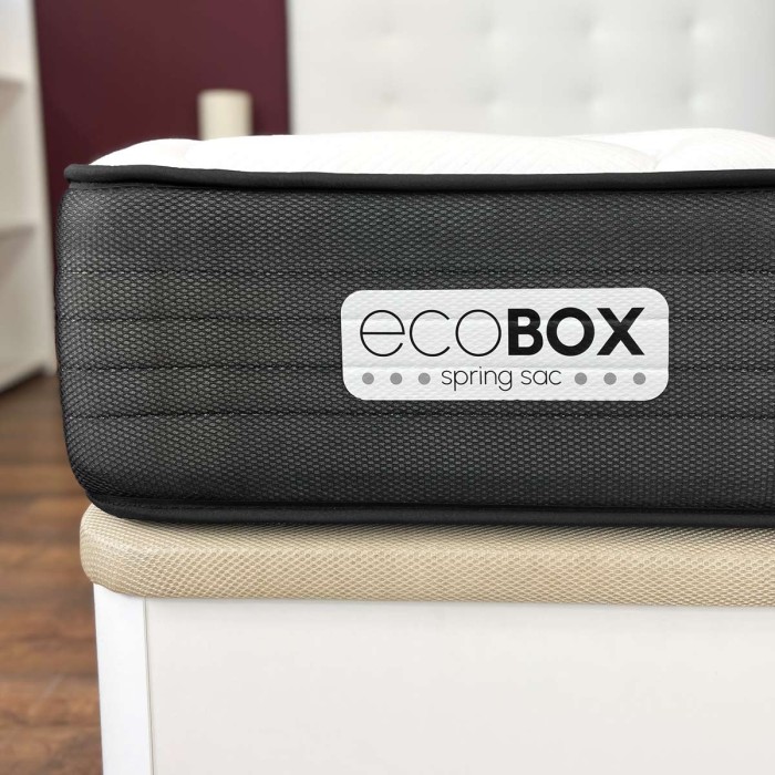 Colchón Hibrido Eco Box Muelles Ensacados + Viscoelástica - Duérmete Online Colchón Hibrido Eco Box Muelles Ensacados + Viscoelástica - Duérmete Online