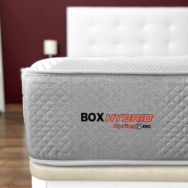 Colchón Hibrido Box Hybrid Muelles Ensacados + Viscoelástica - Duérmete Online