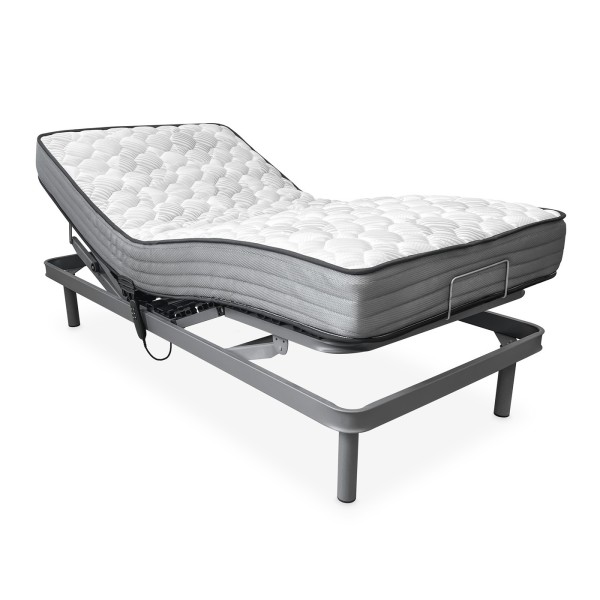 Pack Cama Eléctrica Articulada + Colchón Viscoelástico Dorsaltec