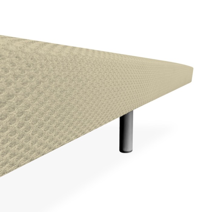 Base Tapizada Reforzada 3D con Patas Incluidas | Duérmete Online