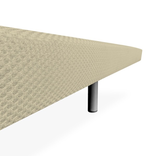 Base Tapizada Reforzada 3D con Patas Incluidas | Duérmete Online