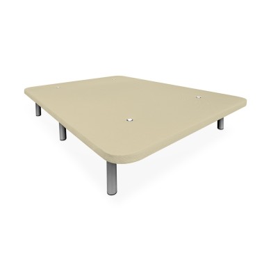 Base Tapizada Reforzada 3D con Patas Incluidas | Duérmete Online