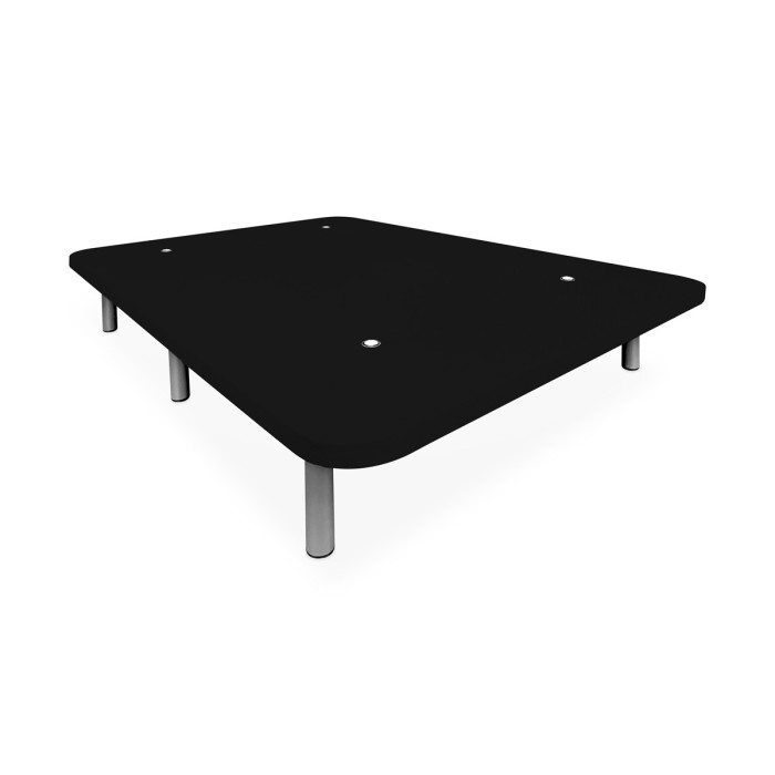 Base Tapizada Reforzada 3D con Patas Incluidas | Duérmete Online