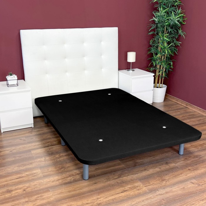 Base Tapizada Reforzada 3D con Patas Incluidas | Duérmete Online Base Tapizada Reforzada 3D con Patas Incluidas | Duérmete Online