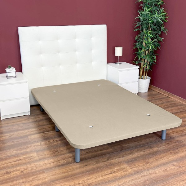 Base Tapizada 3D con Patas Incluidas | Duérmete Online