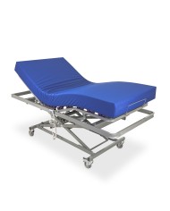 Cama Eléctrica Carro Elevador Articulada + Colchón Sanitario