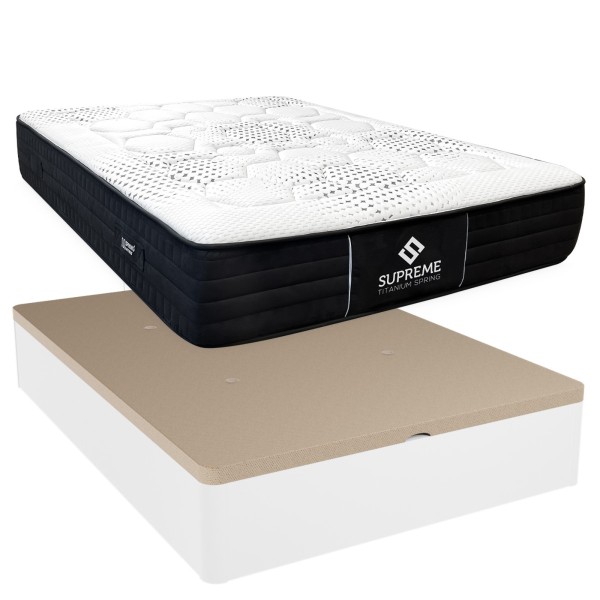 Pack de Colchón Supreme + Canapé de Madera | Duérmete Online