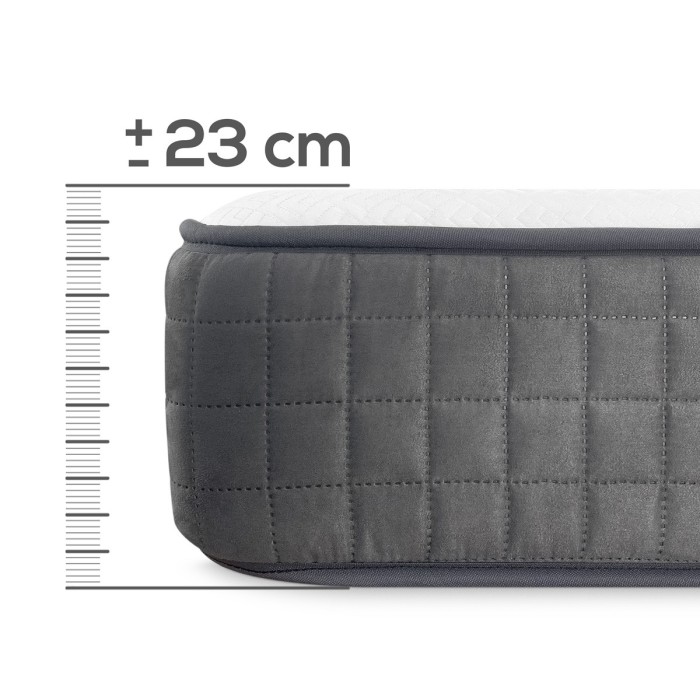 Colchón Box Nature Muelles Ensacados + Viscoelástica - Duérmete Online