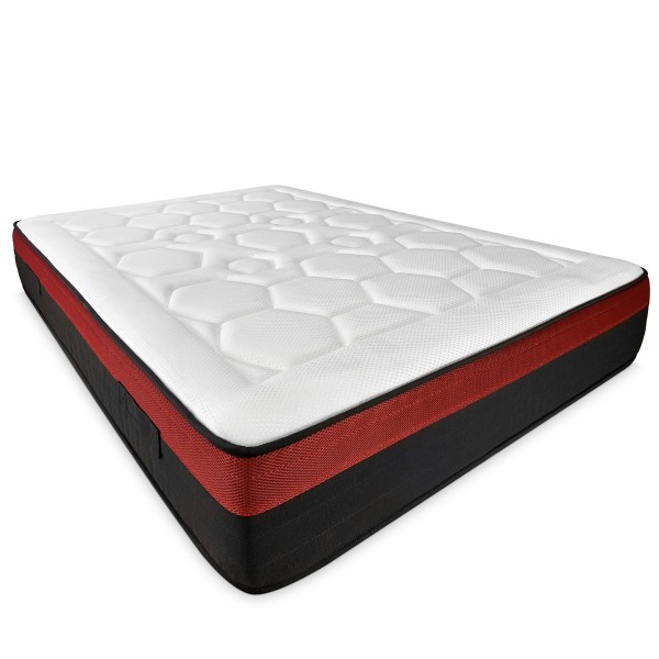 DUÉRETE ONLINE - Colchón Viscoelástico Híbrido Eco Box con Núcleo de
