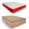 Pack Colchón Viscoelástico Reversible + Canapé