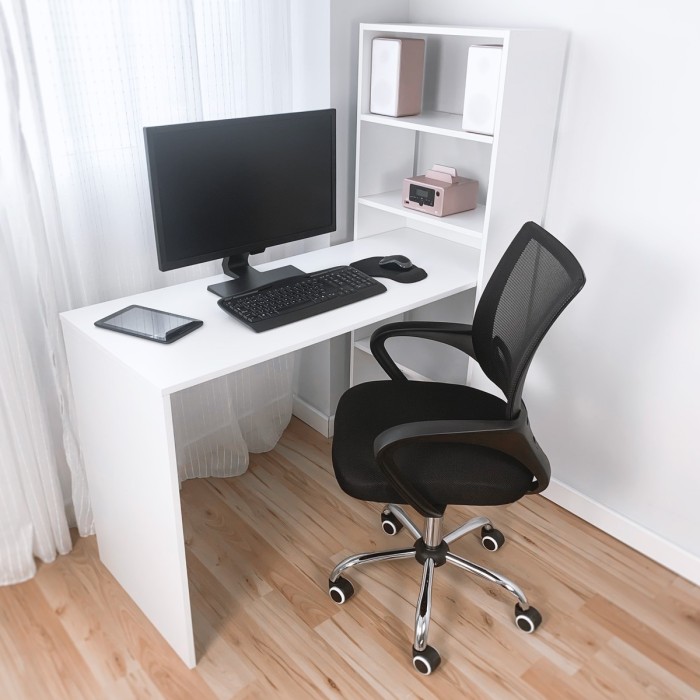 Mesa Escritorio con Estantería Fácil Montaje - Duérmete Online Mesa Escritorio con Estantería Fácil Montaje - Duérmete Online