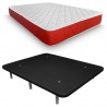 Pack Colchón Viscoelástico Lite + Base Tapizada 3D| Duérmete Online Pack Colchón Viscoelástico Lite + Base Tapizada 3D| Duérmete Online
