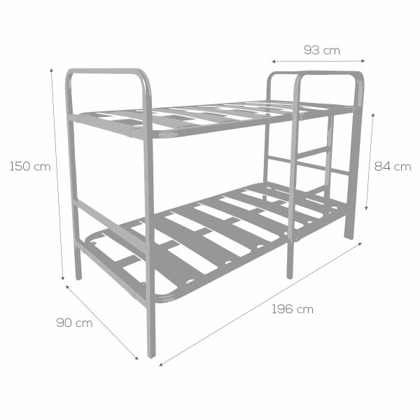 Litera Metálica Super Reforzada | Venta de Literas | Duérmete Online
