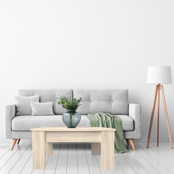 Mesa Centro Elevable De Madera - Duérmete Online