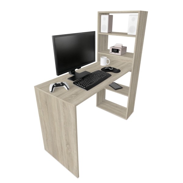 Mesa Escritorio con Estantería Fácil Montaje - Duérmete Online Mesa Escritorio con Estantería Fácil Montaje - Duérmete Online