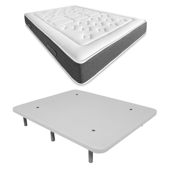 Colchón Bio Nature + Base tapizada 3D Reforzada