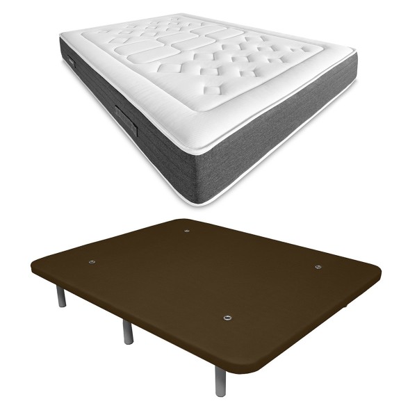 Colchón Bio Nature + Base tapizada 3D Reforzada