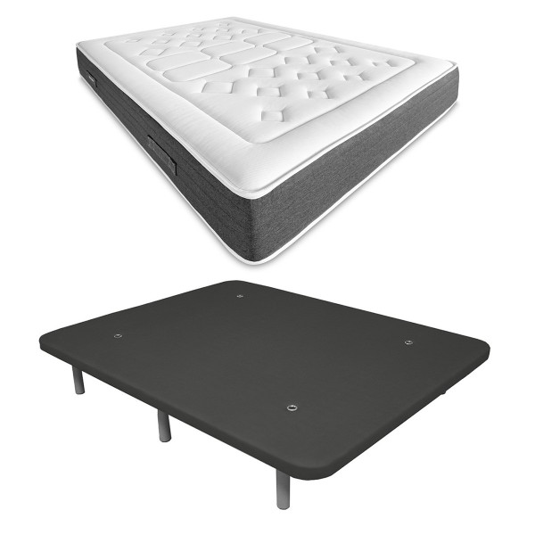 Colchón Bio Nature + Base tapizada 3D Reforzada