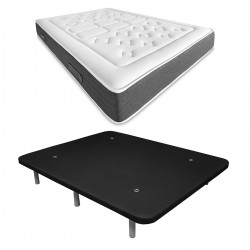Colchón Bio Nature + Base tapizada 3D Reforzada Colchón Bio Nature + Base tapizada 3D Reforzada