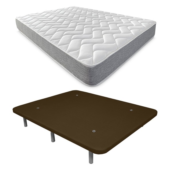 Colchón Viscotec + Base tapizada reforzada 3D