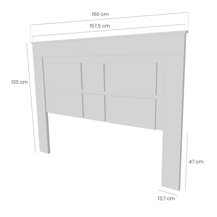 Cabecero de Cama Modelo Omabella - Cabezales de madera - Duérmete Cabecero de Cama Modelo Omabella - Cabezales de madera - Duérmete
